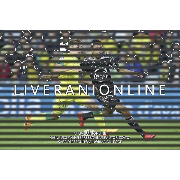 Walid MESLOUB / Valentin RONGIER - 16.05.2015 - Nantes / Lorient - 37eme journee de Ligue 1 Photo : Vincent Michel / Icon Sport AG ALDO LIVERANI SAS ONLY ITALY