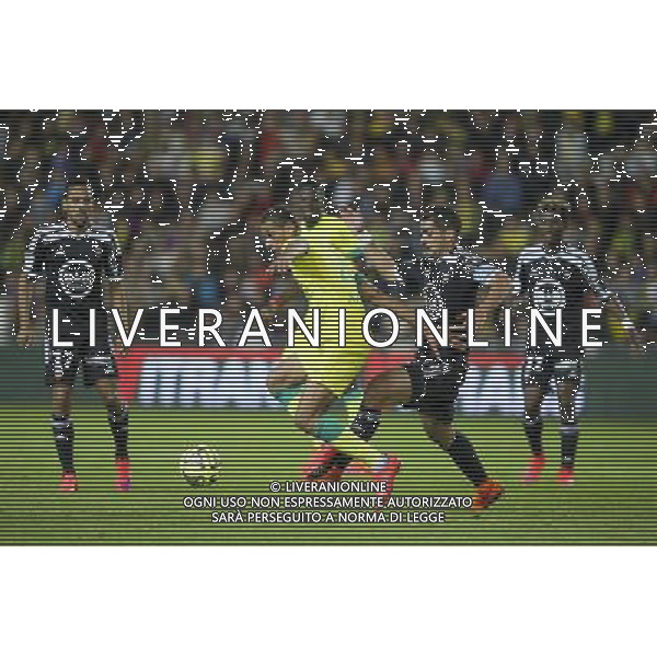Yacine BAMMOU / Wesley LAUTOA - 16.05.2015 - Nantes / Lorient - 37eme journee de Ligue 1 Photo : Vincent Michel / Icon Sport AG ALDO LIVERANI SAS ONLY ITALY