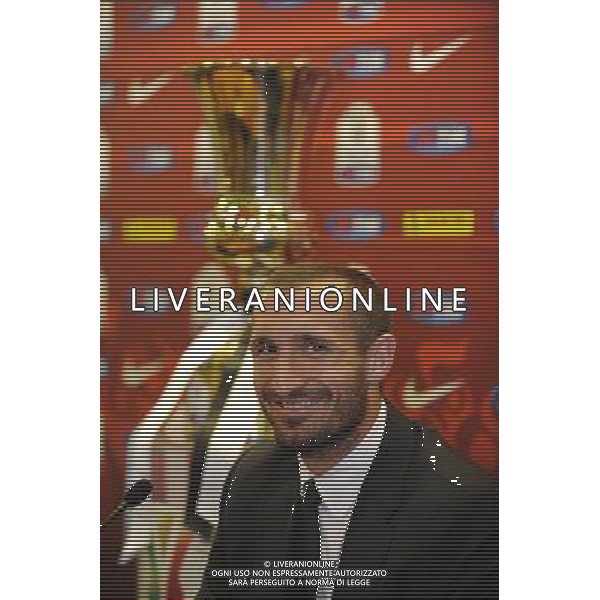 Roma - 19/05/2015 - Stadio Olimpico - Finale Tim Cup 2014-2015 - Conferenza stampa della Juventus - nella foto: Giorgio Chiellini / Ph. Fabrizio Corradetti - Ag. Aldo Liverani Sas