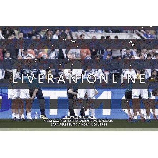 Roma - 20/05/2015 - Stadio Olimpico - Finale Tim Cup 2014-2015 - Juventus vs SS Lazio - nella foto: Stefano Pioli durante il riscaldamento della squadra / Ph. Fabrizio Corradetti - Ag. Aldo Liverani Sas