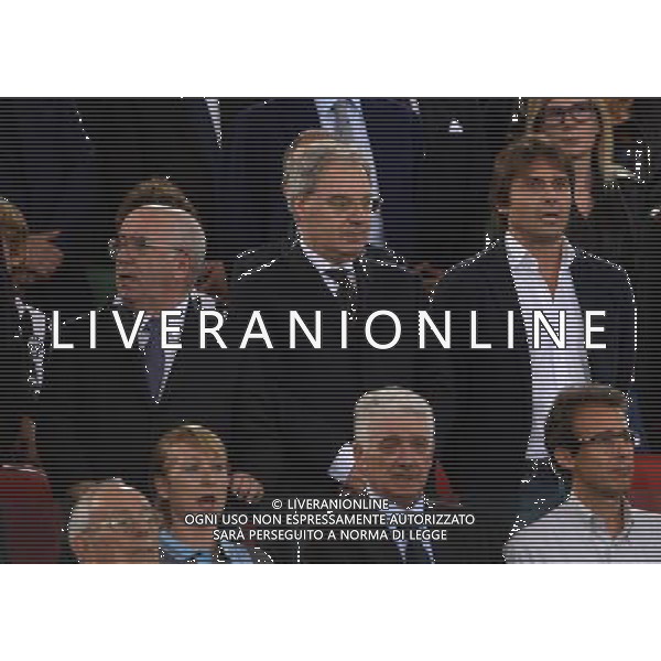 Coppa Italia TIM Cup 2014/2015 Finale Roma - 20.05.2015 Juventus-Lazio Nella Foto: antonio conte maurizio beretta e carlo tavecchio in tribuna /Ph.Vitez-Ag. Aldo Liverani