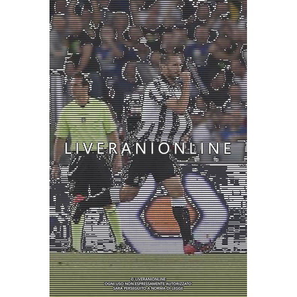 Roma - 20/05/2015 - Stadio Olimpico - Finale Tim Cup 2014-2015 - Juventus vs SS Lazio - nella foto: esultanza dopo il gol del pareggio di Giorgio Chiellini / Ph. Fabrizio Corradetti - Ag. Aldo Liverani Sas