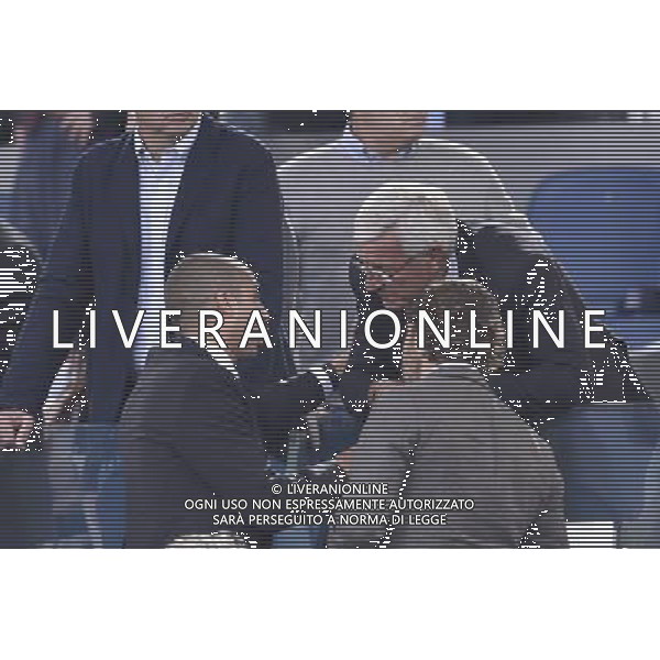 Roma - 20/05/2015 - Stadio Olimpico - Finale Tim Cup 2014-2015 - Juventus vs SS Lazio - nella foto: Marcello Lippi e David Trezeguet in tribuna / Ph. Fabrizio Corradetti - Ag. Aldo Liverani Sas