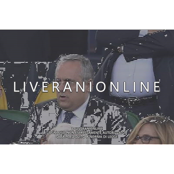 Roma - 20/05/2015 - Stadio Olimpico - Finale Tim Cup 2014-2015 - Juventus vs SS Lazio - nella foto: Claudio Lotito in tribuna / Ph. Fabrizio Corradetti - Ag. Aldo Liverani Sas