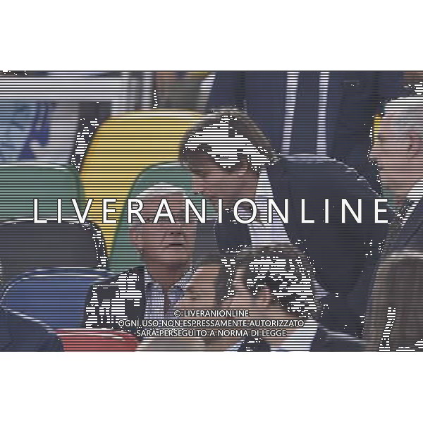 Roma - 20/05/2015 - Stadio Olimpico - Finale Tim Cup 2014-2015 - Juventus vs SS Lazio - nella foto: Marcello Lippi e Antonio Conte in tribuna / Ph. Fabrizio Corradetti - Ag. Aldo Liverani Sas