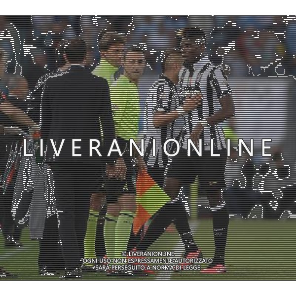 Coppa Italia TIM Cup 2014/2015 Finale Roma - 20.05.2015 Juventus-Lazio Nella Foto: sostituzione di paul con pereyra /Ph.Vitez-Ag. Aldo Liverani