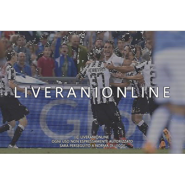 Roma - 20/05/2015 - Stadio Olimpico - Finale Tim Cup 2014-2015 - Juventus vs SS Lazio - nella foto: esultanza dopo il gol di Alessandro Matri / Ph. Fabrizio Corradetti - Ag. Aldo Liverani Sas