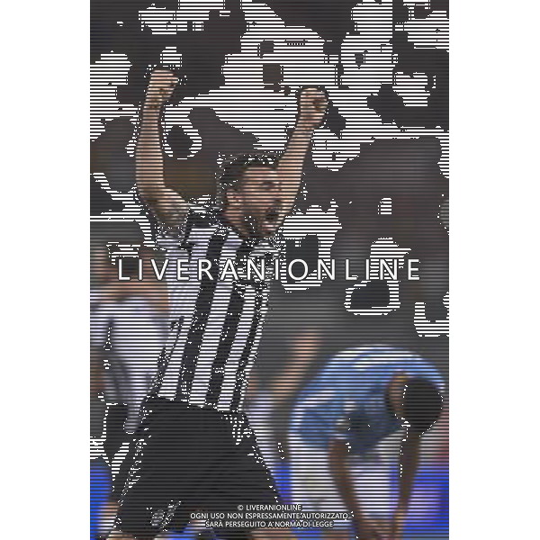 Roma - 20/05/2015 - Stadio Olimpico - Finale Tim Cup 2014-2015 - Juventus vs SS Lazio - nella foto: Andrea Barzagli esultanza a fine gara / Ph. Fabrizio Corradetti - Ag. Aldo Liverani Sas