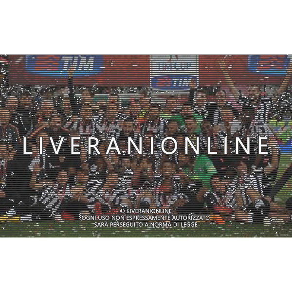 Coppa Italia TIM Cup 2014/2015 Finale Roma - 20.05.2015 Juventus-Lazio Nella Foto:foto di gruppo con la coppa /Ph.Vitez-Ag. Aldo Liverani