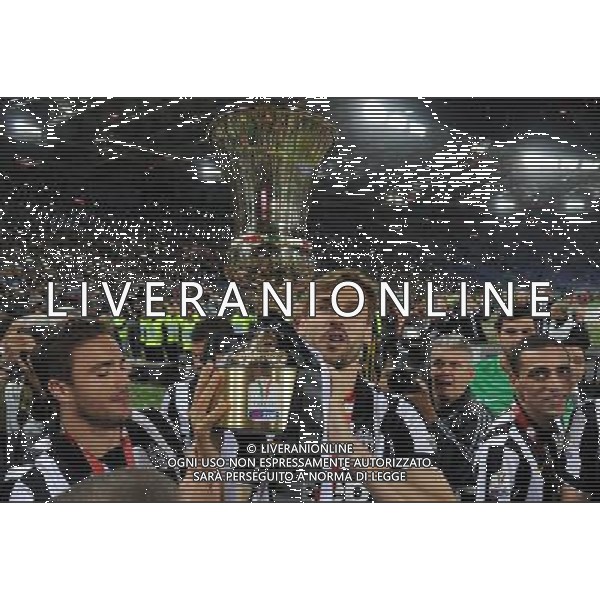 Coppa Italia TIM Cup 2014/2015 Finale Roma - 20.05.2015 Juventus-Lazio Nella Foto: llorente con la coppa /Ph.Vitez-Ag. Aldo Liverani
