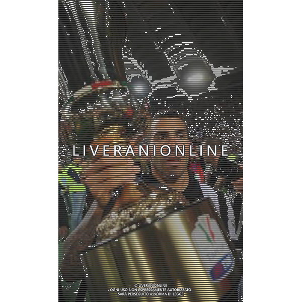 Coppa Italia TIM Cup 2014/2015 Finale Roma - 20.05.2015 Juventus-Lazio Nella Foto: carlos tevez con la coppa /Ph.Vitez-Ag. Aldo Liverani