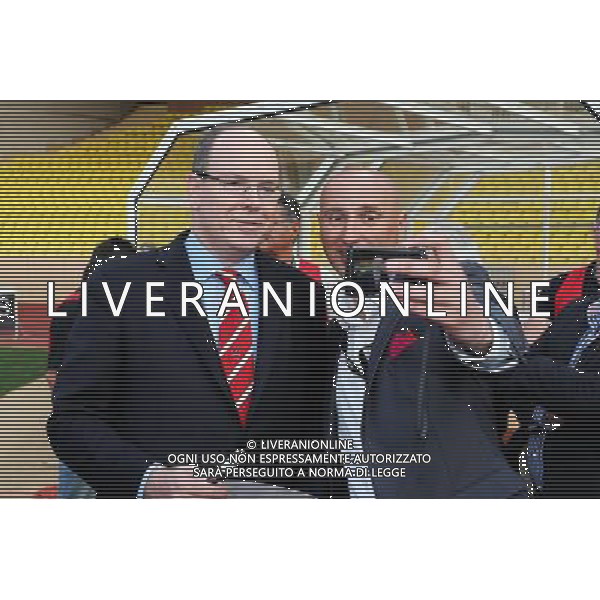 HSH Prince Albert of Monaco (MON) at the charity football match. 19.05.2015. Formula 1 World Championship, Rd 6, Monaco Grand Prix, Monte Carlo, Monaco, Tuesday Soccer. AG ALDO LIVERANI SAS OINLY ITALY