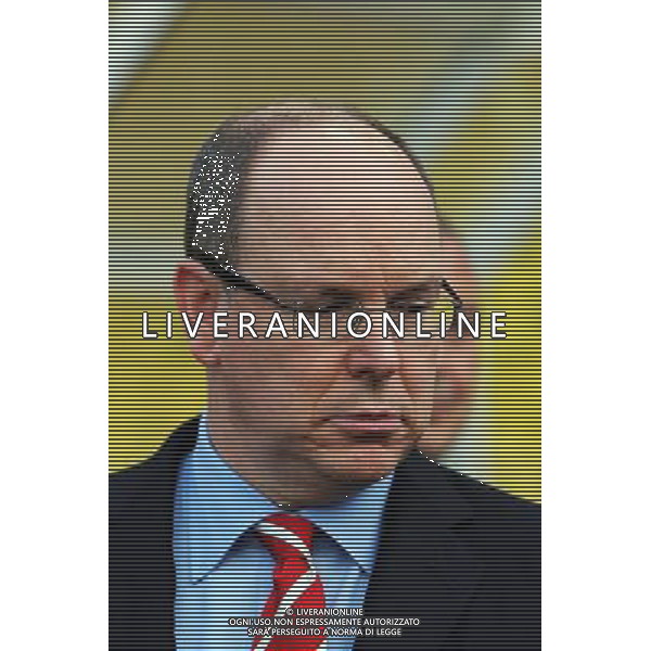 HSH Prince Albert of Monaco (MON) at the charity football match. 19.05.2015. Formula 1 World Championship, Rd 6, Monaco Grand Prix, Monte Carlo, Monaco, Tuesday Soccer. AG ALDO LIVERANI SAS OINLY ITALY