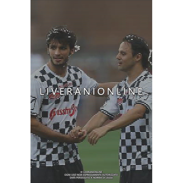 (L to R): Carlos Sainz Jr (ESP) Scuderia Toro Rosso and Felipe Massa (BRA) Williams at the charity football match. 19.05.2015. Formula 1 World Championship, Rd 6, Monaco Grand Prix, Monte Carlo, Monaco, Tuesday Soccer. AG ALDO LIVERANI SAS OINLY ITALY