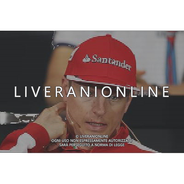 Kimi Raikkonen (FIN) Ferrari in the FIA Press Conference. 20.05.2015. Formula 1 World Championship, Rd 6, Monaco Grand Prix, Monte Carlo, Monaco, Preparation Day. AG ALDO LIVERANI SAS OINLY ITALY