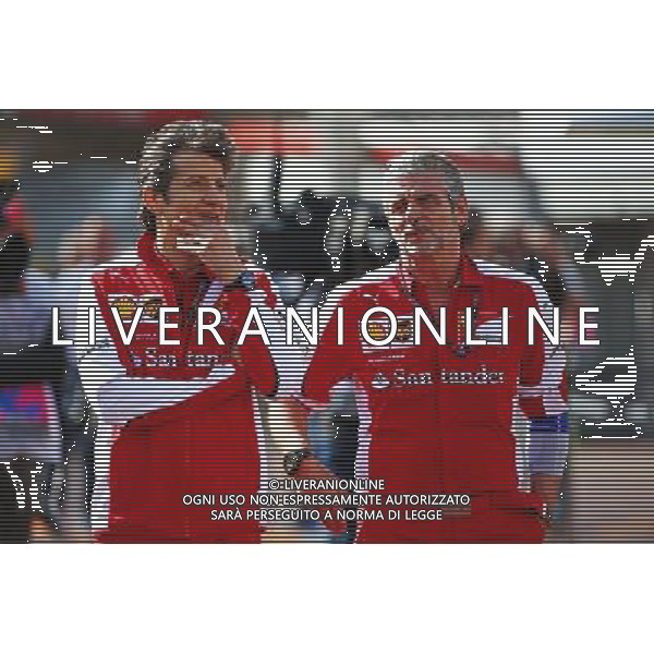 (L to R): Massimo Rivola (ITA) Ferrari Sporting Director with Maurizio Arrivabene (ITA) Ferrari Team Principal. 21.05.2015. Formula 1 World Championship, Rd 6, Monaco Grand Prix, Monte Carlo, Monaco, Practice Day. AG ALDO LIVERANI SAS OINLY ITALY