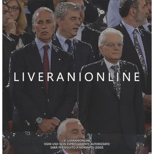 Coppa Italia TIM Cup 2014/2015 Finale Roma - 20.05.2015 Juventus-Lazio Nella Foto:Mattarella Sergio-Malago\' /Ph.Vitez-Ag. Aldo Liverani