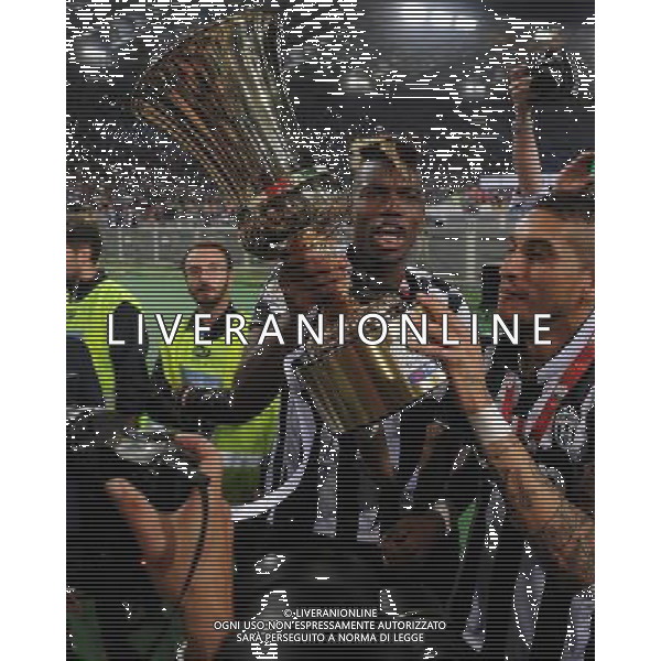 Coppa Italia TIM Cup 2014/2015 Finale Roma - 20.05.2015 Juventus-Lazio Nella Foto:Pogba Paul con la coppa /Ph.Vitez-Ag. Aldo Liverani