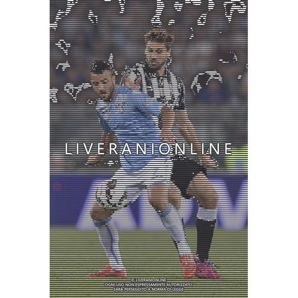 Roma - 20/05/2015 - Stadio Olimpico - Finale Tim Cup 2014-2015 - Juventus vs SS Lazio - nella foto: Felipe Anderson e Fernando Llorente / Ph. Fabrizio Corradetti - Ag. Aldo Liverani Sas