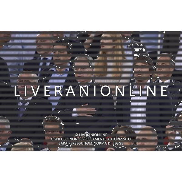 Roma - 20/05/2015 - Stadio Olimpico - Finale Tim Cup 2014-2015 - Juventus vs SS Lazio - nella foto: Carlo Tavecchio Maurizio Beretta e Antonio Conte / Ph. Fabrizio Corradetti - Ag. Aldo Liverani Sas