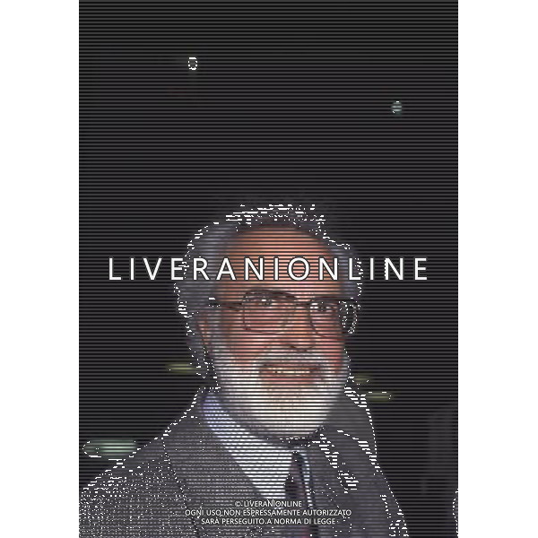 ARCHIVIO LIVERANI NELLA FOTO EUGENIO SCALFARI GIORNALISTA ED DIRETTORE REPUBBLICA AG ALDO LIVERANI SAS