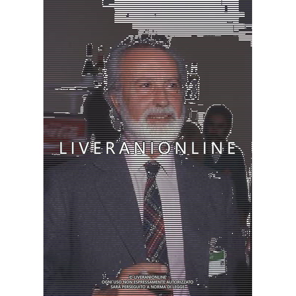 ARCHIVIO LIVERANI NELLA FOTO EUGENIO SCALFARI GIORNALISTA ED DIRETTORE REPUBBLICA AG ALDO LIVERANI SAS