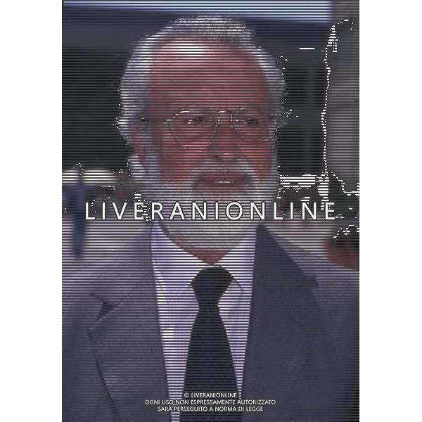 ARCHIVIO LIVERANI NELLA FOTO EUGENIO SCALFARI GIORNALISTA ED DIRETTORE REPUBBLICA AG ALDO LIVERANI SAS