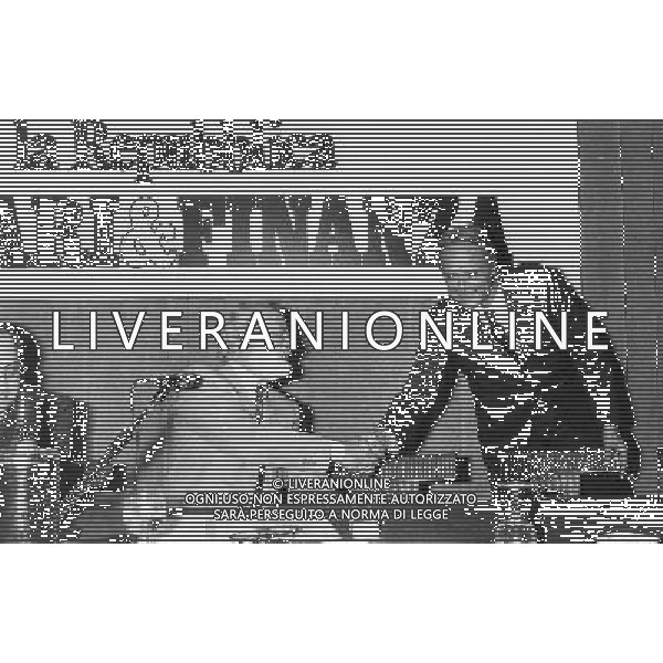 ARCHIVIO LIVERANI NELLA FOTO EUGENIO SCALFARI GIORNALISTA ED DIRETTORE REPUBBLICA CON MARIO FORMENTON AG ALDO LIVERANI SAS