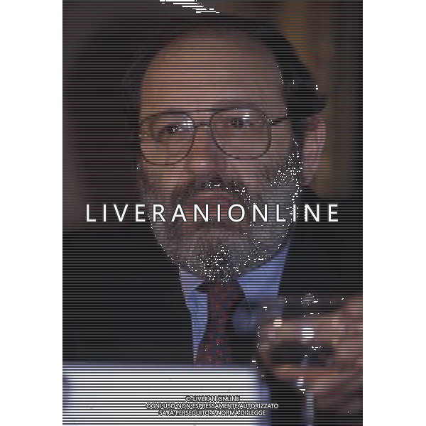 RETROSPETTIVA UMBERTO ECO NELLA FOTO UMBERTO ECO AG ALDO LIVERANI SAS