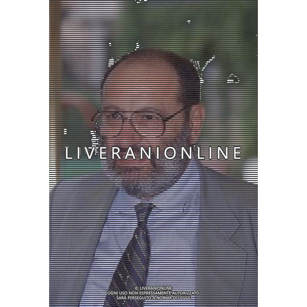 RETROSPETTIVA UMBERTO ECO NELLA FOTO UMBERTO ECO AG ALDO LIVERANI SAS
