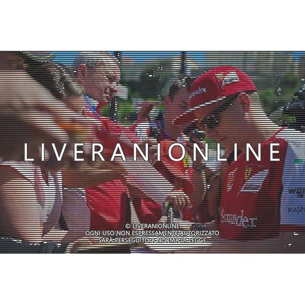 Kimi Raikkonen (FIN) Ferrari signs autographs for the fans. 22.05.2015. Formula 1 World Championship, Rd 6, Monaco Grand Prix, Monte Carlo, Monaco, Friday. AG ALDO LIVERANI SAS ONLY ITALY