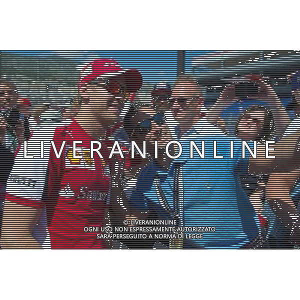 Sebastian Vettel (GER) Ferrari with fans. 22.05.2015. Formula 1 World Championship, Rd 6, Monaco Grand Prix, Monte Carlo, Monaco, Friday. AG ALDO LIVERANI SAS ONLY ITALY