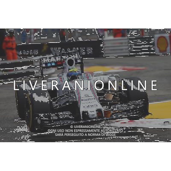 Felipe Massa (BRA) Williams FW37. 23.05.2015. Formula 1 World Championship, Rd 6, Monaco Grand Prix, Monte Carlo, Monaco, Qualifying Day AG ALDO LIVERANI SAS ONLY ITALY