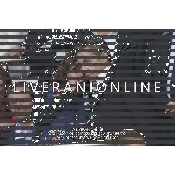 Anne Hidalgo / Nicolas Sarkozy - 23.05.2015 - PSG / Reims - 38eme journee de Ligue 1 Photo : Andre Ferreira / Icon Sport AG ALDO LIVERANI SAS ONLY ITALY
