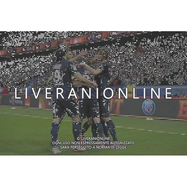 joie PSG / Adrien Rabiot - 23.05.2015 - PSG / Reims - 38eme journee de Ligue 1 Photo : Andre Ferreira / Icon Sport AG ALDO LIVERANI SAS ONLY ITALY
