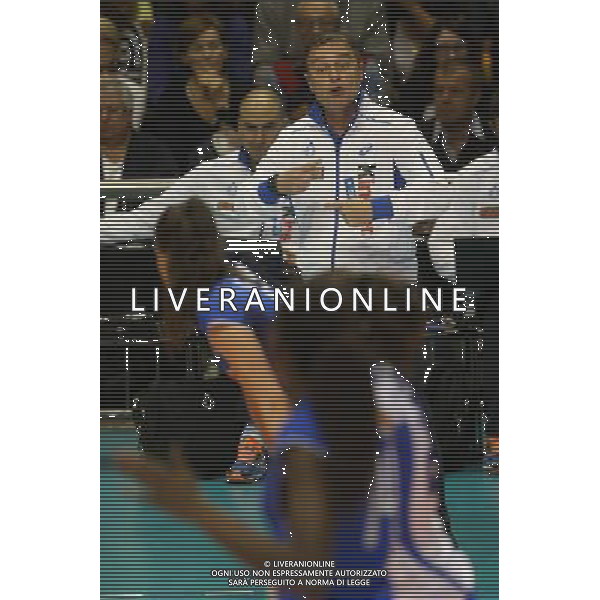 RAVENNA 23/05/2015. VOLLEY PALLAVOLO. ITALIA - CINA 3-0 NELLA FOTO marco Bonitta AG ALDO LIVERANI SAS