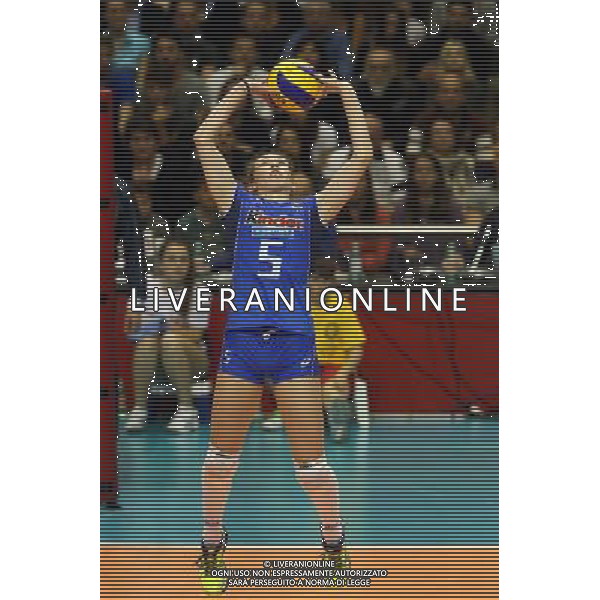 RAVENNA 23/05/2015. VOLLEY PALLAVOLO. ITALIA - CINA 3-0 NELLA FOTO Ofelia Malinov AG ALDO LIVERANI SAS