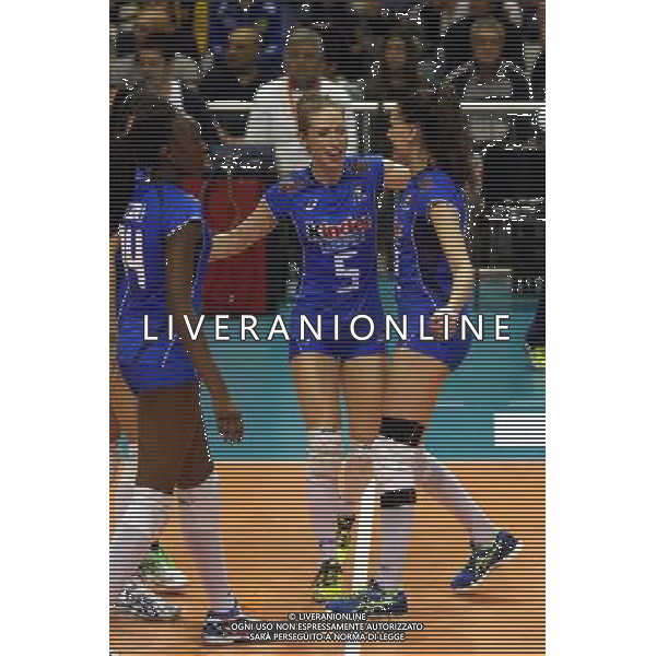 RAVENNA 23/05/2015. VOLLEY PALLAVOLO. ITALIA - CINA 3-0 NELLA FOTO NAZIONALE ITALIANA DI PALLAVOLO AG ALDO LIVERANI SAS