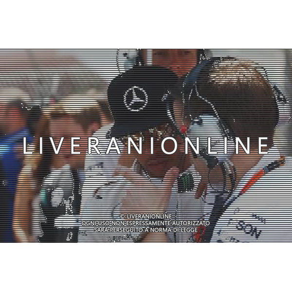 Lewis Hamilton (GBR) Mercedes AMG F1 on the grid. 24.05.2015. Formula 1 World Championship, Rd 6, Monaco Grand Prix, Monte Carlo, Monaco, Race Day. AG ALDO LIVERANI SAS ONLY ITALY