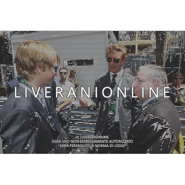 Andrea Albert Pierre Casiraghi (MON) nephew of HSH Prince Albert of Monaco (MON) (Centre) on the grid with Jean Todt (FRA) FIA President (Right). 24.05.2015. Formula 1 World Championship, Rd 6, Monaco Grand Prix, Monte Carlo, Monaco, Race Day. AG ALDO LIVERANI SAS ONLY ITALY