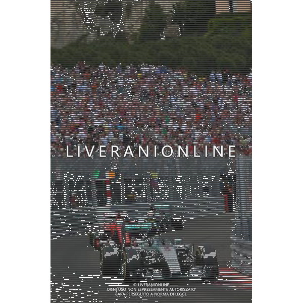 Nico Rosberg (GER) Mercedes AMG F1 W06. 24.05.2015. Formula 1 World Championship, Rd 6, Monaco Grand Prix, Monte Carlo, Monaco, Race Day. AG ALDO LIVERANI SAS ONLY ITALY