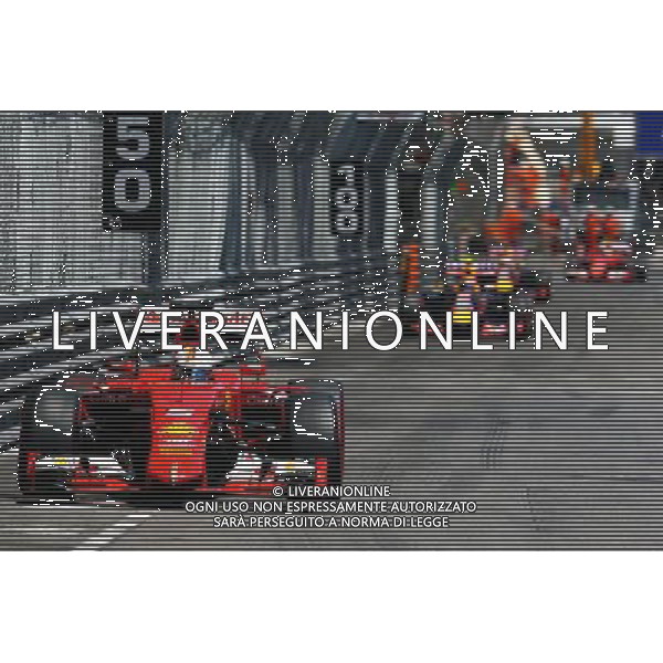Sebastian Vettel (GER) Ferrari SF15-T. 24.05.2015. Formula 1 World Championship, Rd 6, Monaco Grand Prix, Monte Carlo, Monaco, Race Day. AG ALDO LIVERANI SAS ONLY ITALY