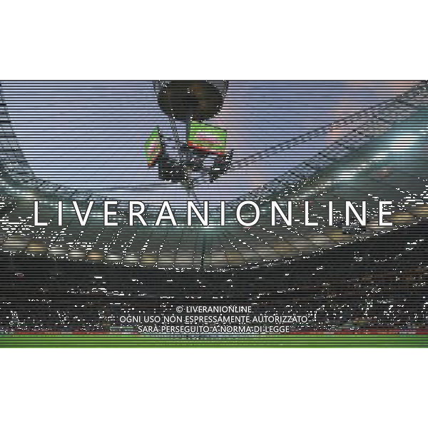 UEFA Europa League 2014/2015 Finale Varsavia (Polonia) - 27.05.2015 Dnipro-Siviglia Nella Foto:coreografia cerimonia della finale /Ph.Vitez-Ag. Aldo Liverani