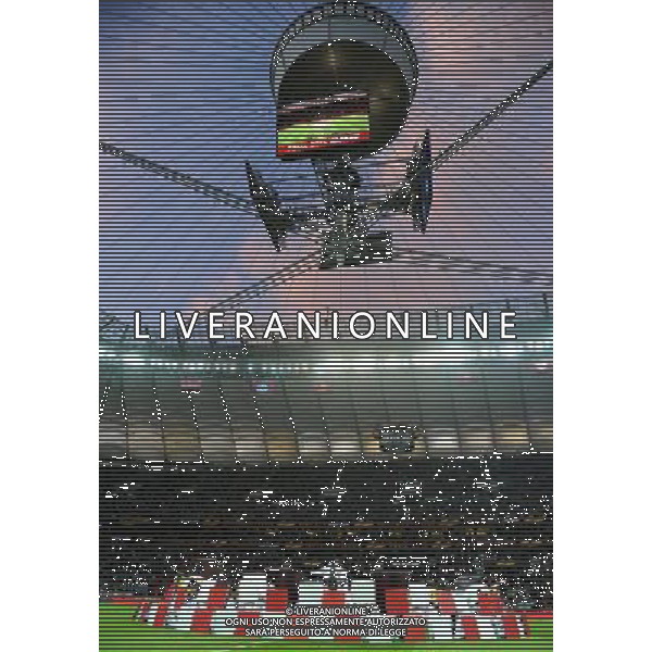 UEFA Europa League 2014/2015 Finale Varsavia (Polonia) - 27.05.2015 Dnipro-Siviglia Nella Foto:coreografia cerimonia della finale /Ph.Vitez-Ag. Aldo Liverani