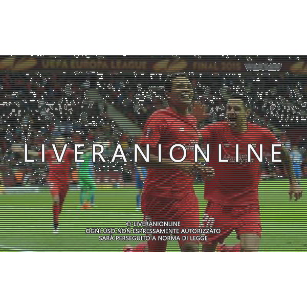 UEFA Europa League 2014/2015 Finale Varsavia (Polonia) - 27.05.2015 Dnipro-Siviglia Nella Foto:bacca esulta secondo gol /Ph.Vitez-Ag. Aldo Liverani