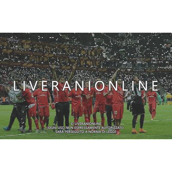 UEFA Europa League 2014/2015 Finale Varsavia (Polonia) - 27.05.2015 Dnipro-Siviglia Nella Foto:Festeggiamenti finali giocatori Siviglia /Ph.Vitez-Ag. Aldo Liverani