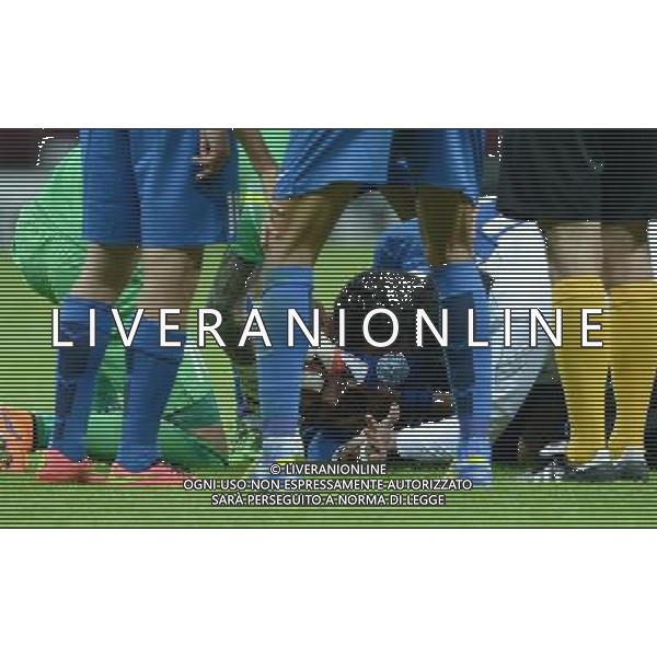 UEFA Europa League 2014/2015 Finale Varsavia (Polonia) - 27.05.2015 Dnipro-Siviglia Nella Foto:Il malore in campo di Matheus /Ph.Vitez-Ag. Aldo Liverani