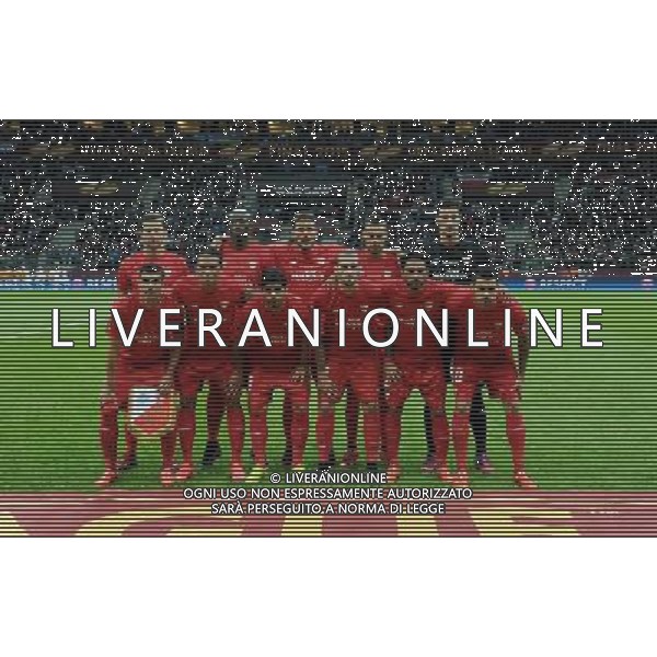 UEFA Europa League 2014/2015 Finale Varsavia (Polonia) - 27.05.2015 Dnipro-Siviglia Nella Foto:Siviglia Squadra Formazione Rico,Tremoulinas,Krychowiak,Carrico,Bacca,Reyes,Kolodziejczak,Banega,Vitolo,Vidal,Mbia /Ph.Vitez-Ag. Aldo Liverani