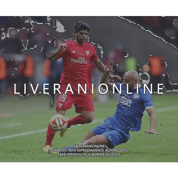 WARSZAWA , STADION NARODOWY 27.05.2015 FINAL LIGA EUROPEJSKA UEFA PILKA NOZNA SEZON 2014 / 2015 FC DNIPRO DNIPROPETROVSK - SEVILLA FC NZ EVER BANEGA ( SEVILLA ) JABA KANKAVA ( DNIPRO ) FOT MICHAL NOWAK / NEWSPIX.PL WARSAW , NATIONAL STADIUM 27.05.2015 FOOTBALL UEFA EUROPA LEAGUE FINAL GAME SEASON 2014 / 2015 FC DNIPRO DNIPROPETROVSK - SEVILLA FC EVER BANEGA ( SEVILLA ) JABA KANKAVA ( DNIPRO ) MICHAL NOWAK / NEWSPIX.PL --- Newspix.pl /AGENZIA ALDO LIVERANI Sas - ITALY ONLY - EDITORIAL USE ONLY - Dnipro - Siviglia UEFA Europa League 2014/2015 Finale Varsavia (Polonia) - 27.05.2015 *** Local Caption *** www.newspix.pl mail us: info@newspix.pl call us: 0048 022 23 22 222 --- Polish Picture Agency by Ringier Axel Springer Poland