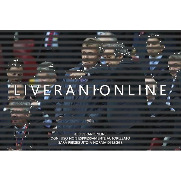 WARSZAWA 27.05.2015 FINALOWY MECZ LIGA EUROPY SEZON 2014/15: FK DNIPRO DNIEPROPIETROWSK - SEVILLA FC --- UEFA EUROPA LEAGUE FINAL MATCH IN WARSAW: FC DNIPRO DNIPROPETROVSK - SEVILLA FC ZBIGNIEW BONIEK MICHEL PLATINI FOT. PIOTR KUCZA/NEWSPIX.PL --- Newspix.pl /AGENZIA ALDO LIVERANI Sas - ITALY ONLY - EDITORIAL USE ONLY - Dnipro - Siviglia UEFA Europa League 2014/2015 Finale Varsavia (Polonia) - 27.05.2015 *** Local Caption *** www.newspix.pl mail us: info@newspix.pl call us: 0048 022 23 22 222 --- Polish Picture Agency by Ringier Axel Springer Poland